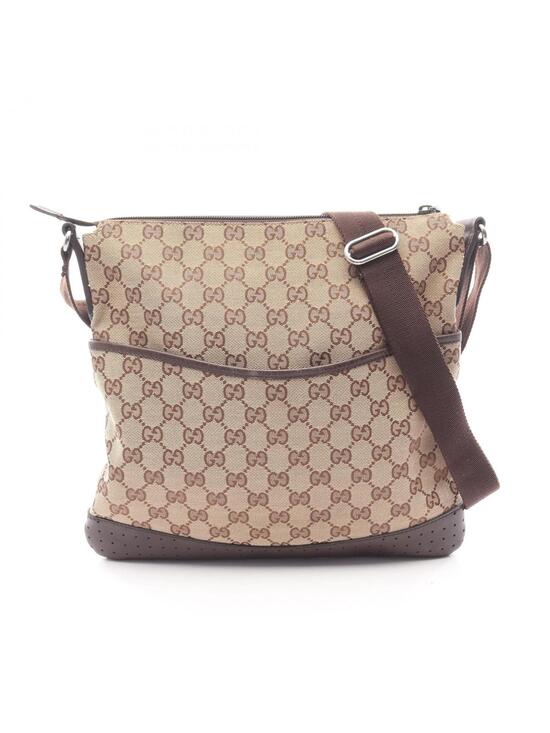 Gucci Handbags - Gucci Zip Messenger Bag Gg Canvas With #255559G67B